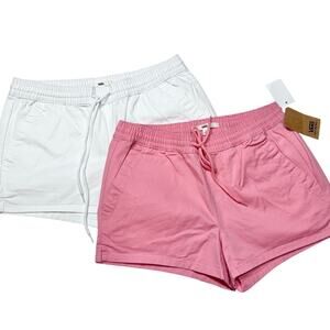 Vans Blackheart Shortie Pull-On Shorts Lot of 2 Women Size 5 Sweat Shorts New